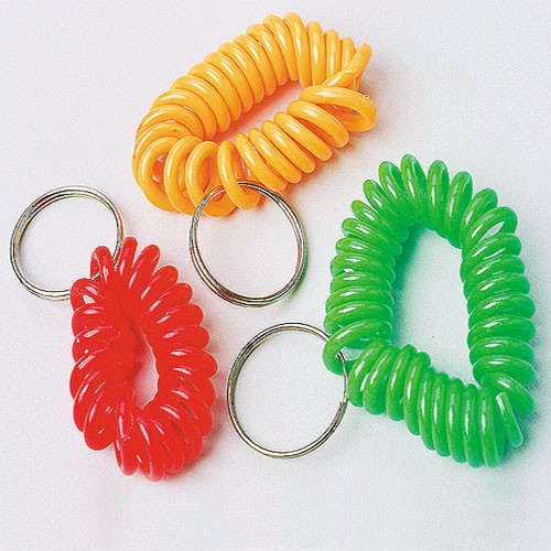 Coil Key Chains<br>1 dozen.